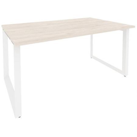 Стол для переговоров Onix-O O.MO-PRG-1.4 (денвер светлый/белый, 1580х980х750 мм)